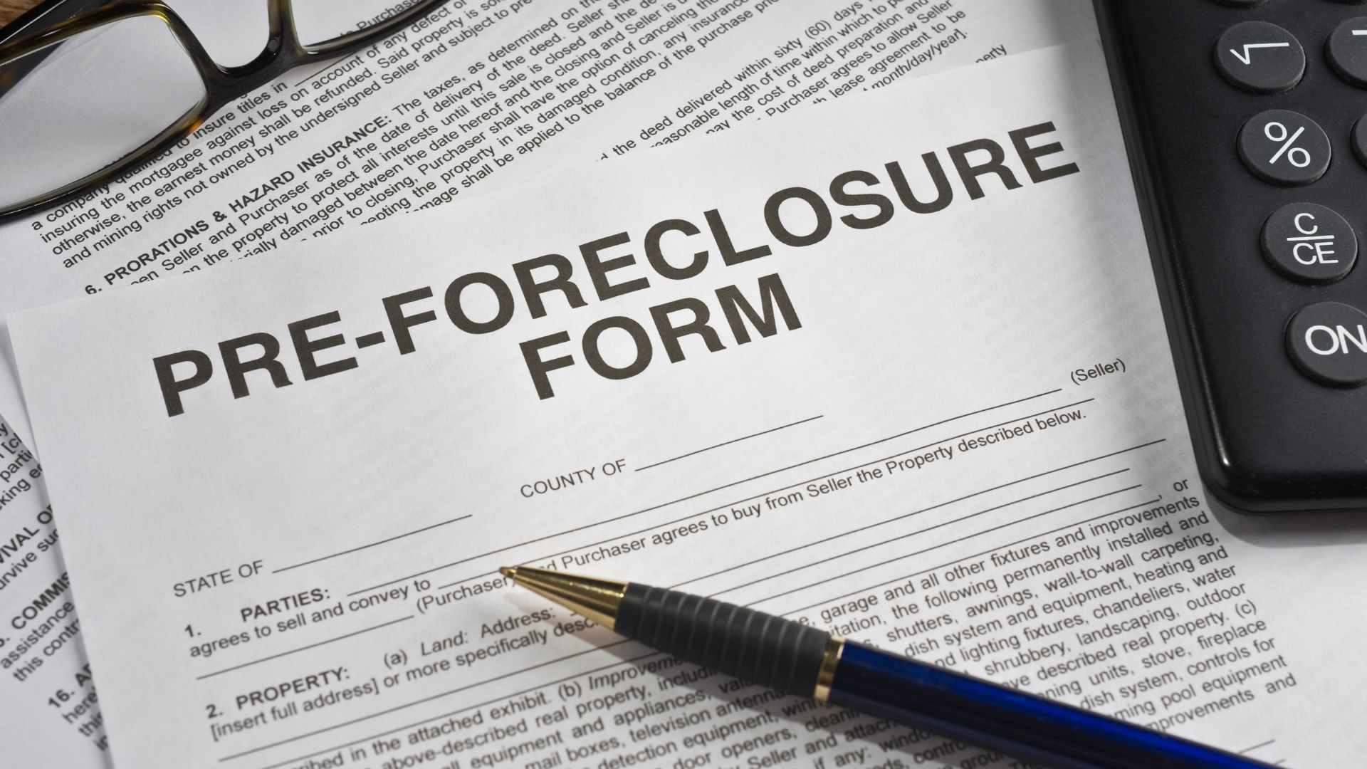 Bankruptcy and Pre Foreclosure